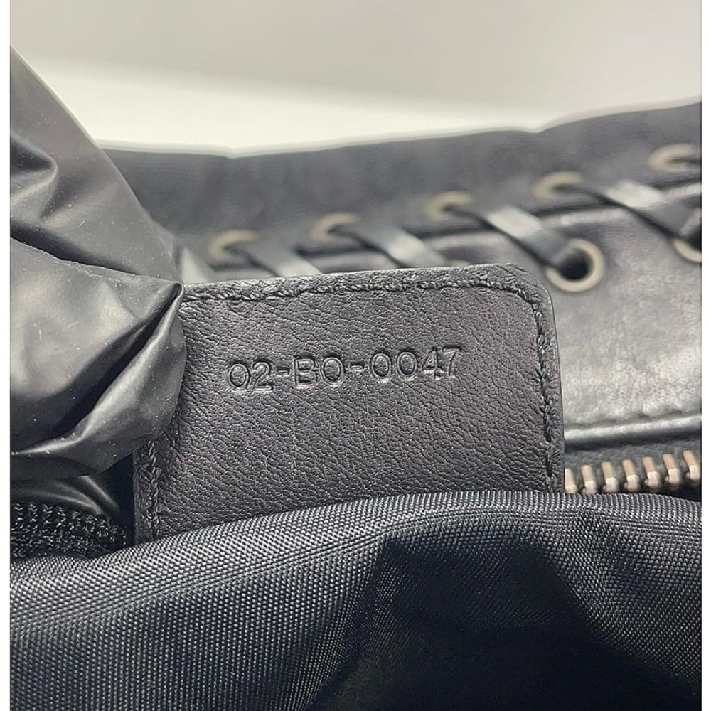 CHRISTIAN DIOR Monogram Ethnic Shoulder Bag Black - Picture 10 of 13